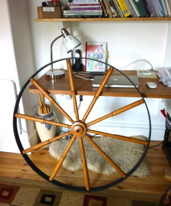 The wheel before assembly