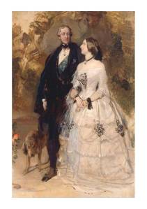 The Duke of Devonshire and Lady Constance Grosvenor, by Landseer