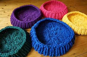 Mad Cat Baskets in 5 funky colours